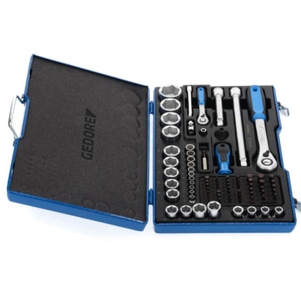 GEDORE Steckschlüsselsatz 19 V20U-20 81-teilig 1/4 + 1/2 ″ ( 4000880519 )