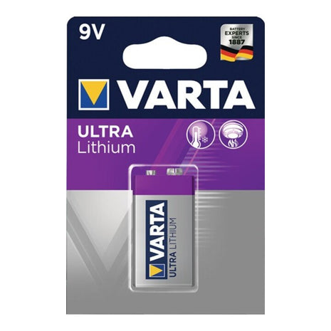 VARTA Battery ULTRA Lithium 9 V 6LP3146 1150 mAh ( 4000901769 )