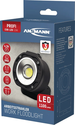 ANSMANN Proyector LED recargable FL1100R 3,7 V 4000 mAh ( 4000902124 )