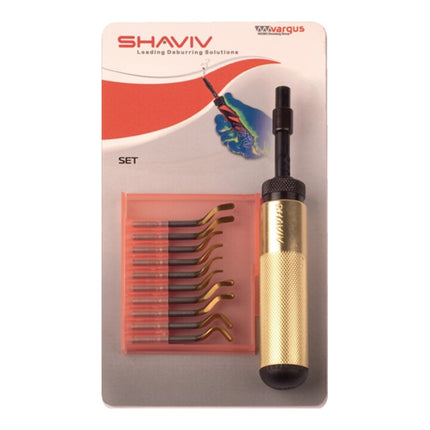 SHAVIV set de desbarbado Golden Flex Set E ( 4114540070 )