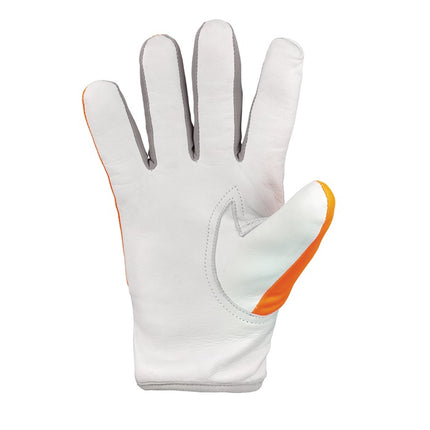 ELYSEE GROEDEN gloves size 9 orange/silver-grey ( 8000809128 )
