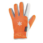 ELYSEE GROEDEN gloves size 9 orange/silver-grey ( 8000809128 )