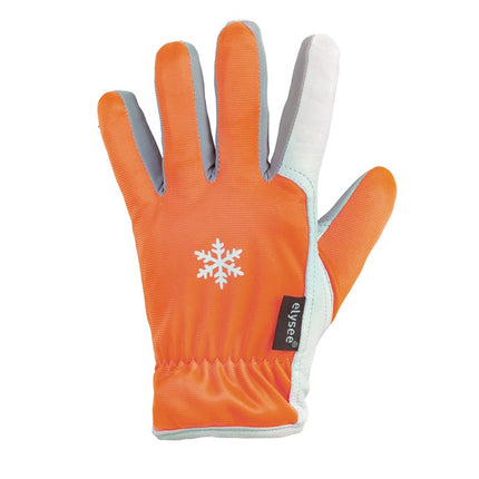 ELYSEE GROEDEN gloves size 9 orange/silver-grey ( 8000809128 )