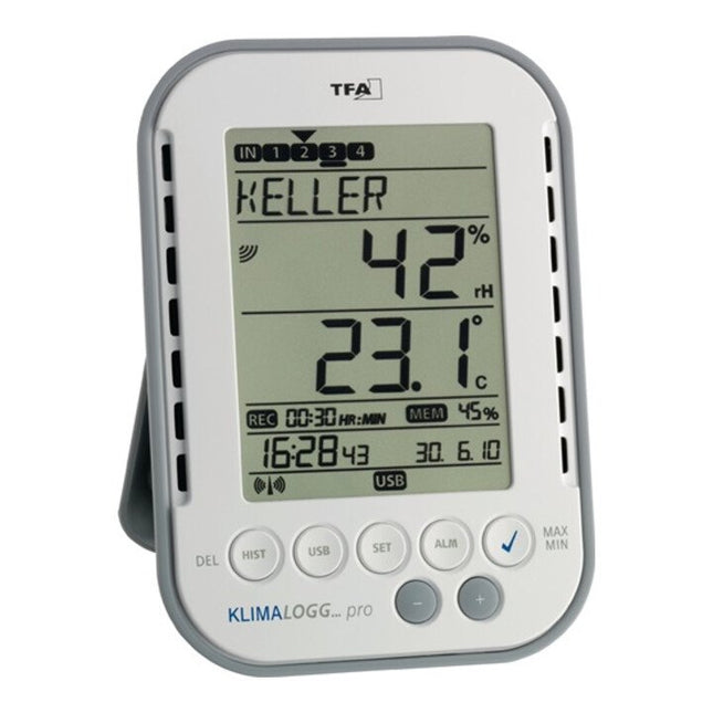 Termoigrometro TFA Campo di misura da 0 a 50°C / aria 1-99 % ( 9000495029 )