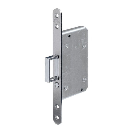 BKS sliding door mortise lock 0393 steel silver rounded ( 3000250778 )