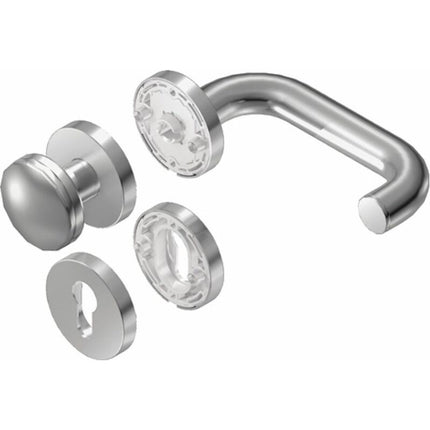 BKS Juego de protección contra incendios Rondo Rosette acero inoxidable D/K ( 3000253081 )