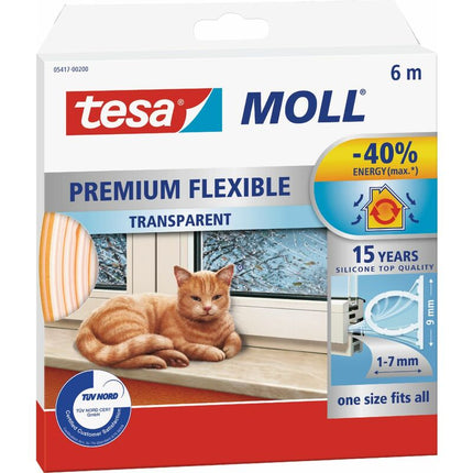 TESA silicone seal tesamoll(R) 5417 W9mmxH7mmxL6m ( 3000265319 )