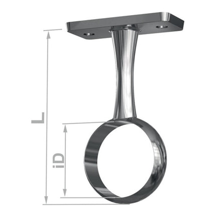 PG Centre support 11138 Zinc die-cast, chrome-plated ( 3000282771 )