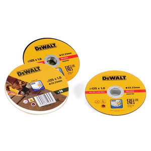 DeWalt DT 3507 Trennscheibe Edelstahl flach 10 Stück 125 mm x 1,0 mm ( N513924 )