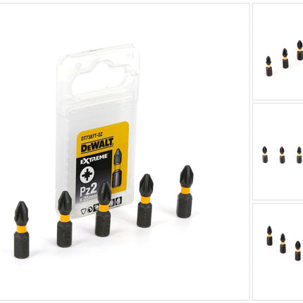 DeWalt DT 7387 T Torsion Bits 5 Stück schlagfest 25mm Pz2 Extreme Impact - Toolbrothers