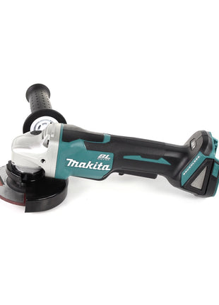 Makita DGA 458 M1J Akku Winkelschleifer 18 V 115mm Brushless + 1x Akku 4,0Ah + Makpac - ohne Ladegerät - Toolbrothers