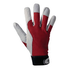 LEIPOLD+DÖHLE gloves Griffy size 8 red/natural colour ( 4000371101 )