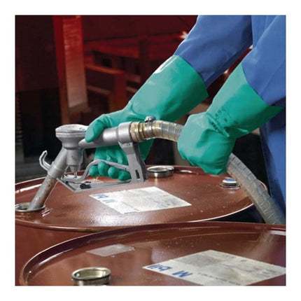 ANSELL chemical gloves AlphaTec Sol-Vex 37-675 size 8 green ( 4000371484 )