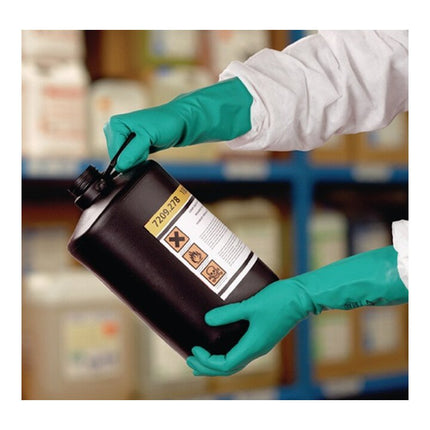 ANSELL chemical gloves AlphaTec Sol-Vex 37-675 size 7 green ( 4000371488 )