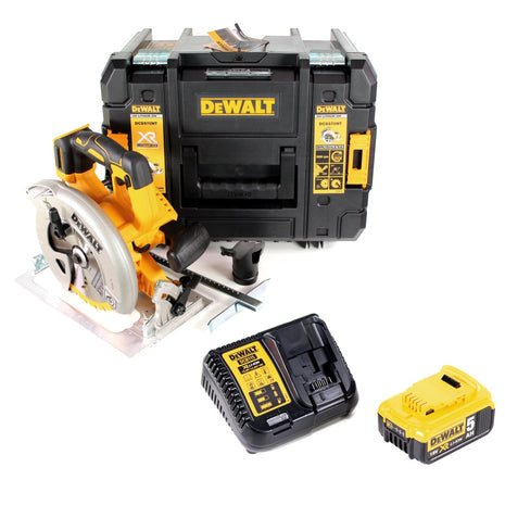 Dewalt DCS 570 P1 Akku Handkreissäge 18V 184 mm Brushless + 1x Akku 5,0Ah + Ladegerät + TSTAK - Toolbrothers