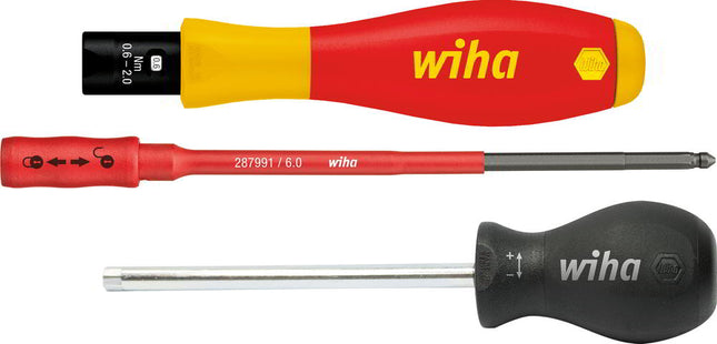 WIHA Mango dinamométrico aislado VDE TorqueVario(R)-S VDE 0,5 - 2,0 Nm desbloqueo automático ( 4000790832 )