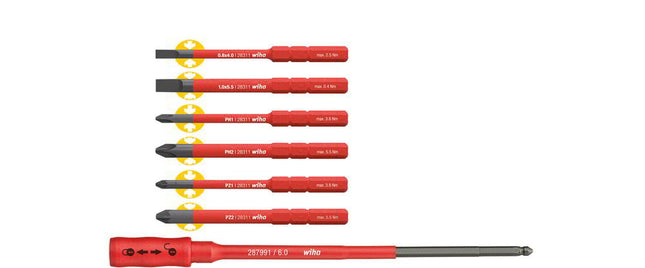 Set di lame intercambiabili WIHA slimBit Pack 7 pezzi ( 4000793355 )