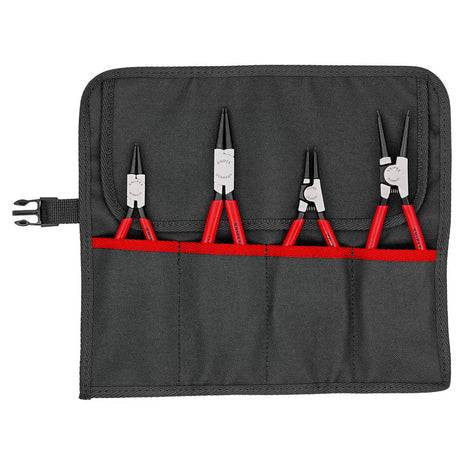 Set di pinze per anelli di sicurezza KNIPEX 4 pezzi in astuccio arrotolabile ( 4000795454 )