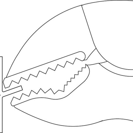 GEDORE Gripzange Gesamtlänge 230 mm Spannweite max. 32 mm ( 4000810654 )