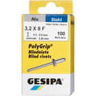 GESIPA blind rivet PolyGrip(R) rivet shank d x l 3.2 x 8 mm ( 4000813757 )