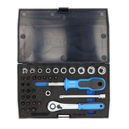 GEDORE Steckschlüsselsatz D 20 KMU-20 37-teilig 1/4 ″ ( 4000820548 )