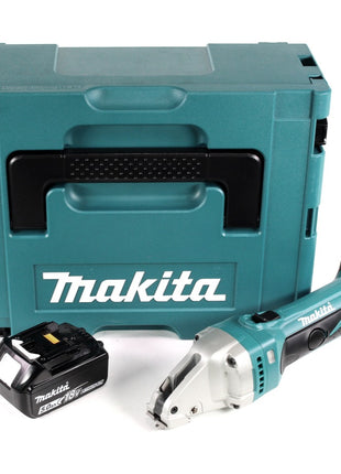 Makita DJS 161 T1J 18 V Li-Ion Akku Blechschere im Makpac + 1 x 5,0 Ah Akku - ohne Ladegerät - Toolbrothers