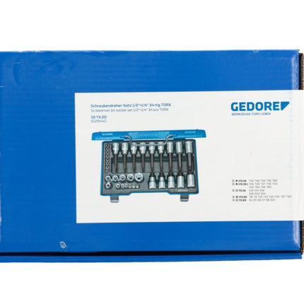 GEDORE Steckschlüsselsatz 19 TX 20 34-teilig ( 4000821554 )
