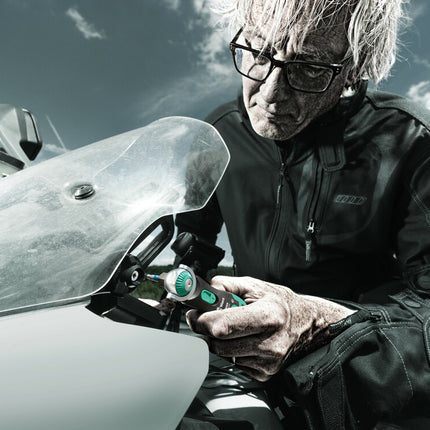 WERA Grzechotka obrotowo-zwrotna 8009 Zyklop Pocket Set 1 3/8 ″ + 1/4 ″ 72 zęby ( 4000822450 )