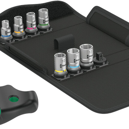 WERA Steckschlüsselsatz KK 400 RA Set 2 9-teilig 1/4 ″ ( 4000822457 )