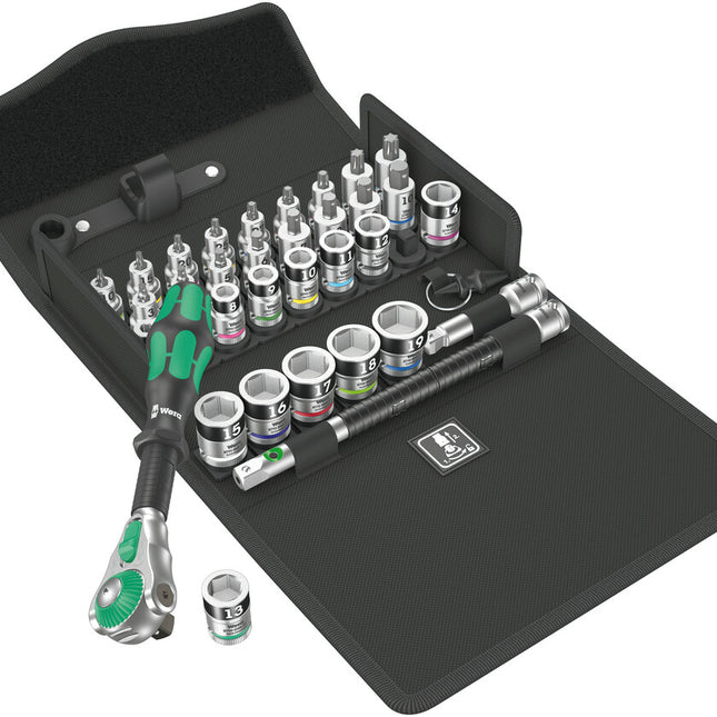 WERA Steckschlüsselsatz 8100 SB ALL-in Zyklop Speed 35-teilig 3/8 ″ ( 4000822460 )