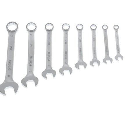 GEDORE Juego de llaves combinadas 7-080 Llave de 8 piezas ancho de llave 8-19 mm ( 4000823621 )