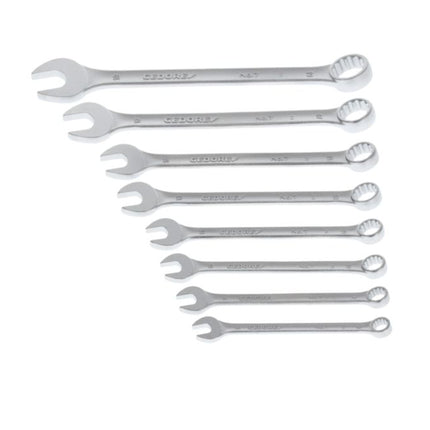 GEDORE Juego de llaves combinadas 7-080 Llave de 8 piezas ancho de llave 8-19 mm ( 4000823621 )