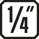 GEDORE socket 20 L 1/4 ″ hexagon, long ( 4000824034 )