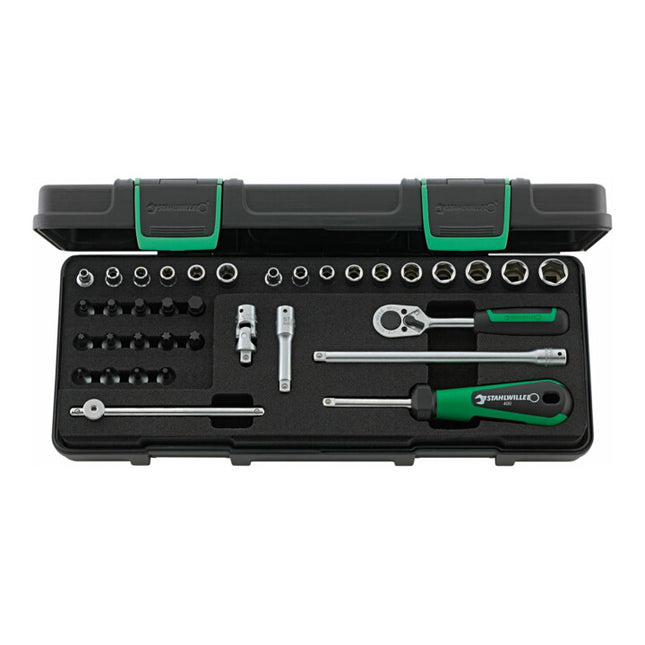 Set di chiavi a bussola STAHLWILLE 88TX 36 pezzi 1/4 ″ ( 4000826286 )
