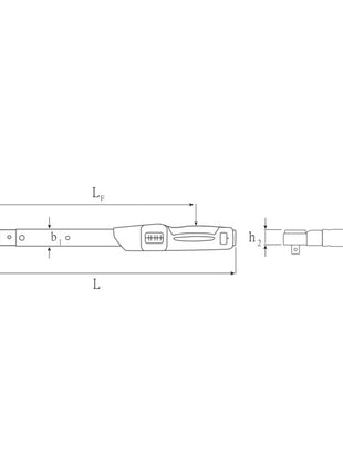 Klucz dynamometryczny STAHLWILLE 730NR/40FK 3/4 ″ 80 - 400 Nm ( 4000826541 )