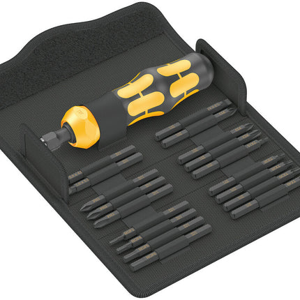 WERA screwdriver set KK 900 Set 1 19-piece PH/PZD/TX/6-edged/slotted ( 4000827283 )