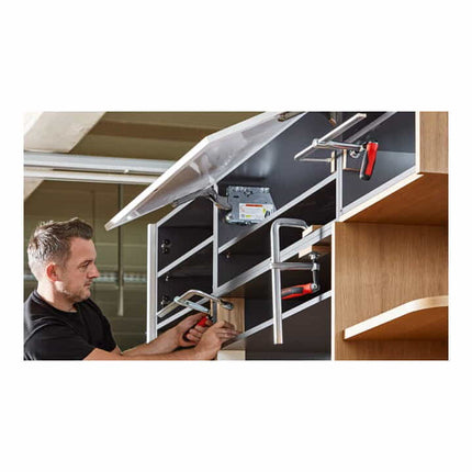 BESSEY morsetto a vite interamente in acciaio GZ-KG Larghezza di serraggio 500 mm Sporgenza 120 mm ( 4000831654 )