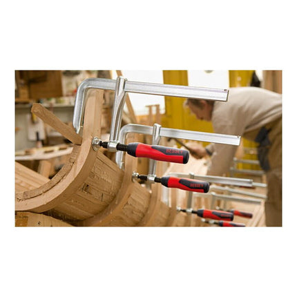 BESSEY morsetto a vite interamente in acciaio GZ-2K Larghezza di serraggio 200 mm Sporgenza 100 mm ( 4000831781 )