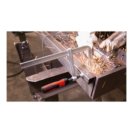 BESSEY morsetto a vite interamente in acciaio GZ-2K Larghezza di serraggio 200 mm Sporgenza 100 mm ( 4000831781 )