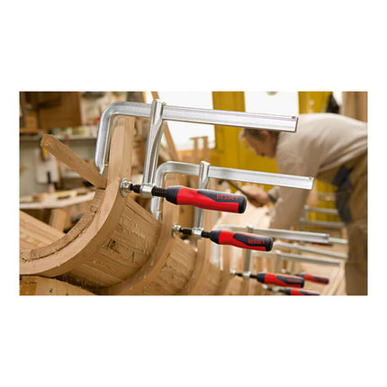 BESSEY morsetto a vite interamente in acciaio GZ-2K Larghezza di serraggio 600 mm Sporgenza 120 mm ( 4000831786 )