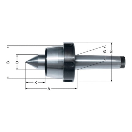 RÖHM Zentrierspitze Slim MK5 ( 4000832087 )