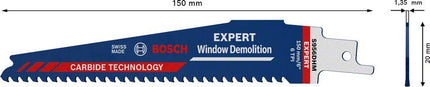 BOSCH Säbelsägeblatt Expert Window Demolition S 956 DHM Länge 150 mm Breite 6 mm ( 4000837426 )
