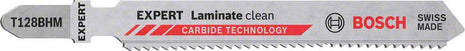 BOSCH Jigsaw blade Laminate Clean T 128 BHM Overall length 92 mm ( 4000837454 )