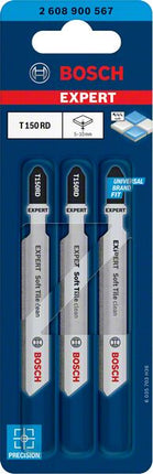 BOSCH Jigsaw blade Expert Soft Tile Clean T 150 RD Overall length 83 mm ( 4000837479 )