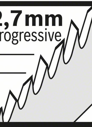 BOSCH Stichsägeblatt T 101 BF Gesamtlänge 100 mm ( 4000837517 )