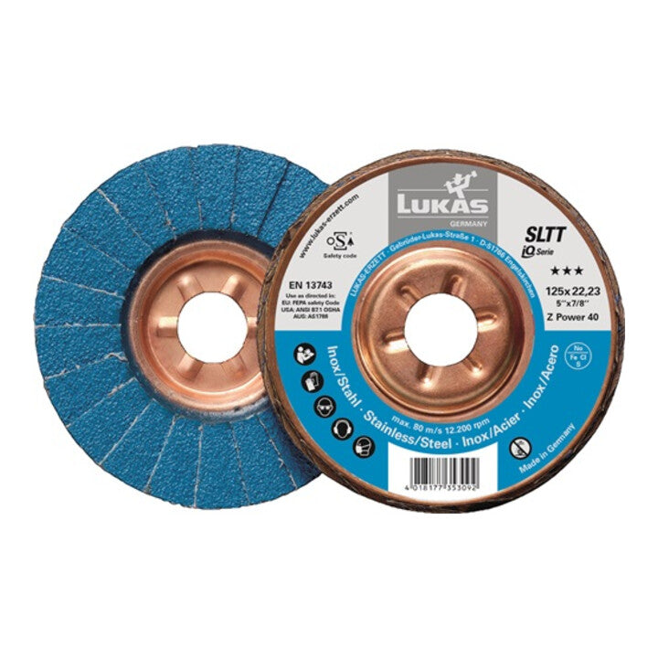 Disco de láminas LUKAS SLTT Z Power Ø 125 mm granulometría 60 plana ( 4000840328 )