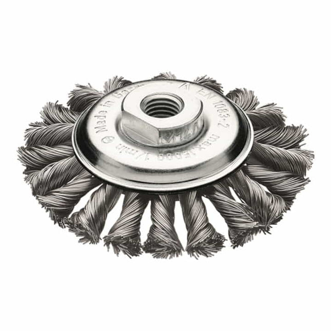 Spazzola conica LESSMANN Ø 115 mm M14 spessore del filo 0,5 mm ( 4000840753 )