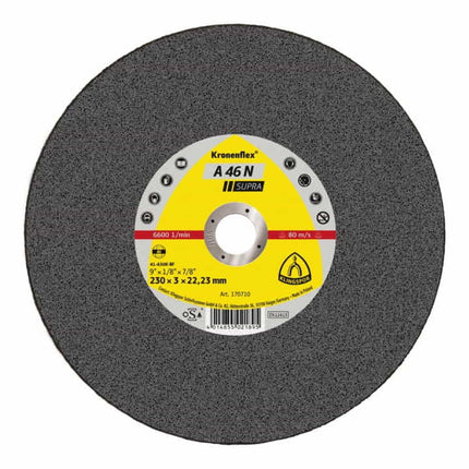 KLINGSPOR cutting disc A 46 N Supra D230x3mm straight ( 4000841039 )