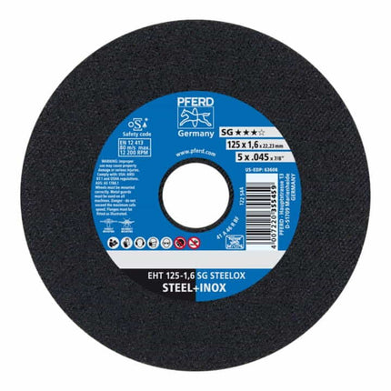 PFERD Disque à tronçonner SG STEELOX D125x1,6 mm droit ( 4000841262 )
