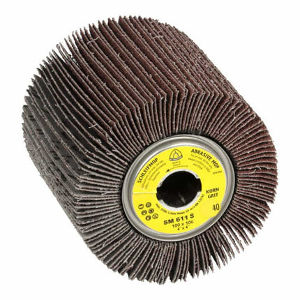 KLINGSPOR satin finishing roller SM 611 S 40 brown ( 4000841723 )